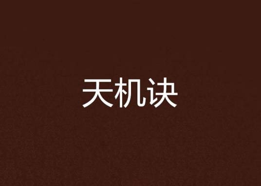 天机诀(小说)