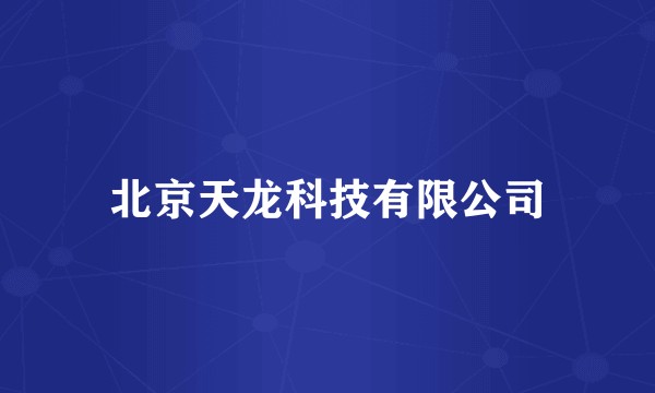 北京天龙科技有限公司