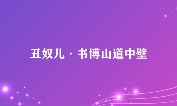 丑奴儿·书博山道中壁