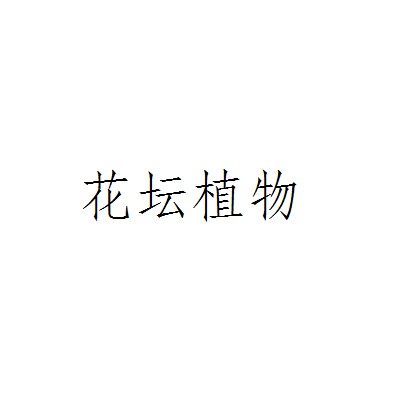 花坛植物