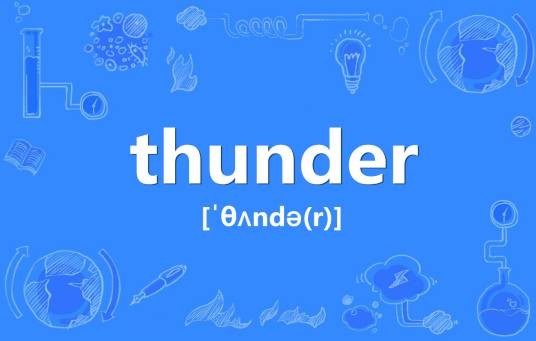 thunder（英文单词）