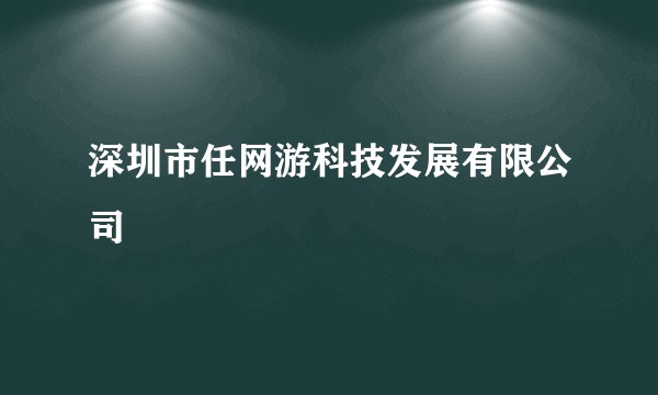 深圳市任网游科技发展有限公司