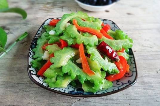素炒苦瓜