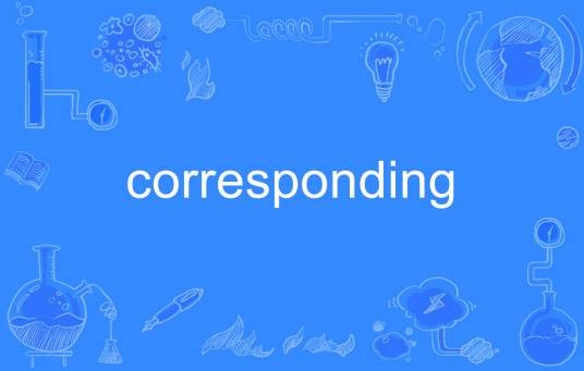 corresponding