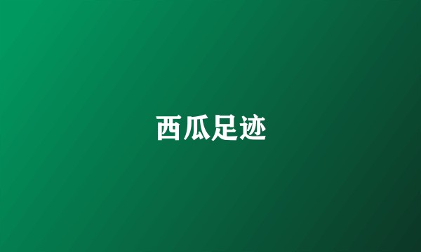 西瓜足迹