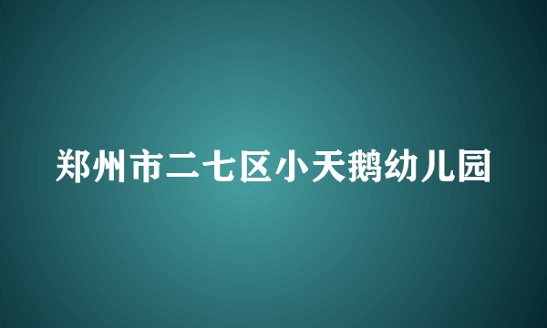 郑州市二七区小天鹅幼儿园