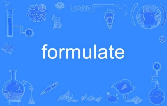 formulate