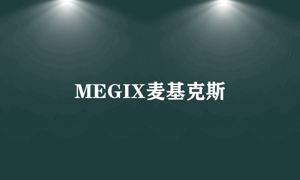MEGIX麦基克斯