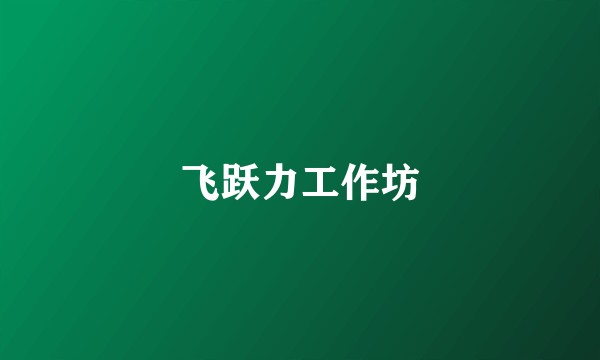 飞跃力工作坊