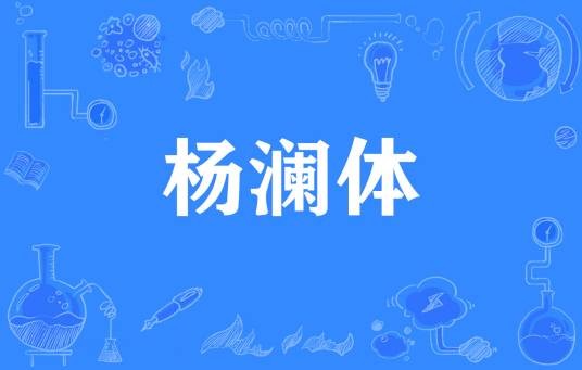 杨澜体