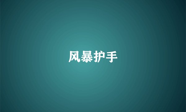 风暴护手