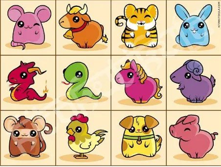 十二生肖都有什么动物?