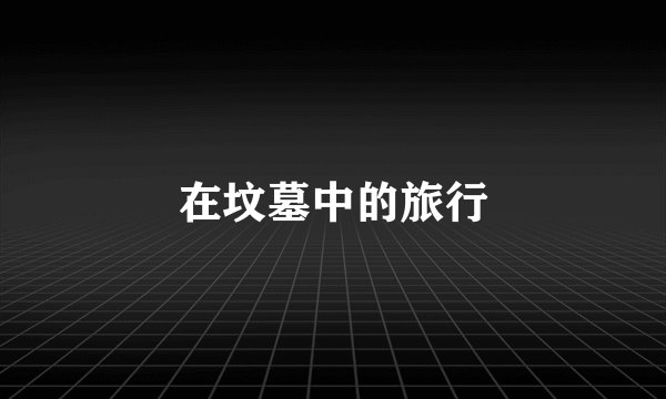 在坟墓中的旅行