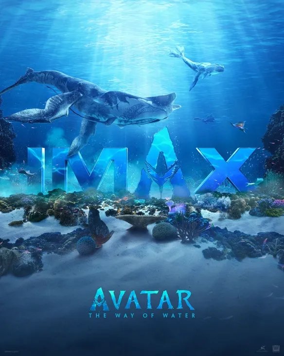 美丽的水下世界!《阿凡达2》IMAX海报公开12月上映
