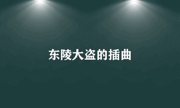 东陵大盗的插曲