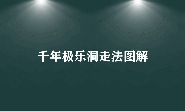 千年极乐洞走法图解