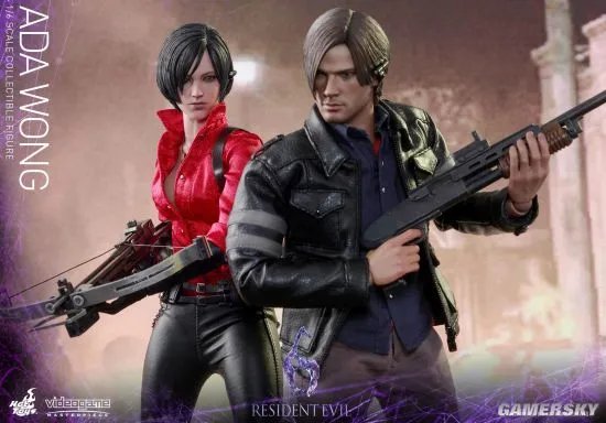 Hot Toys推出《生化危机6》艾达王和里昂手办 紧身皮裤太性感