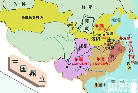 三国鼎立是指哪三国 三国的皇帝分别是谁?