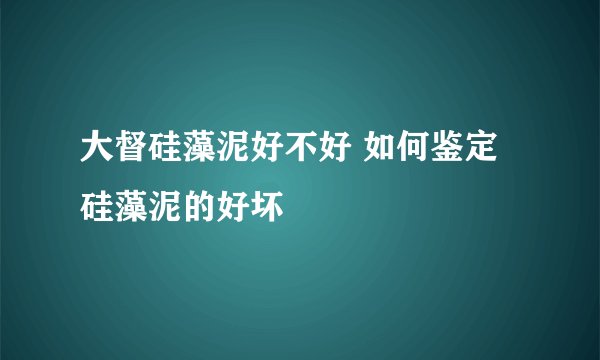 大督硅藻泥好不好 如何鉴定硅藻泥的好坏