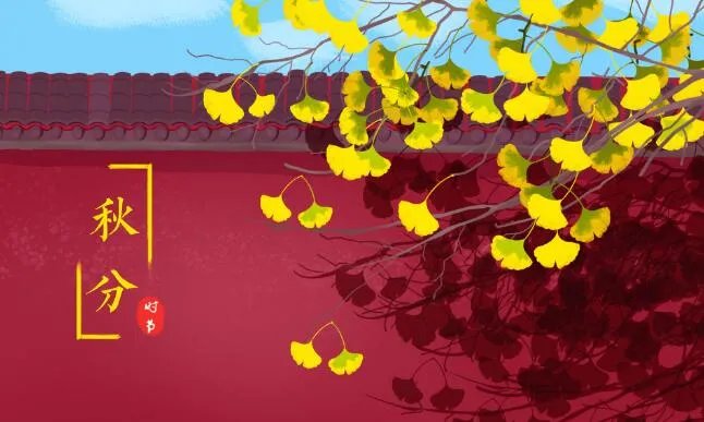 24节气之秋分简笔画 秋分主题简笔画图片大全