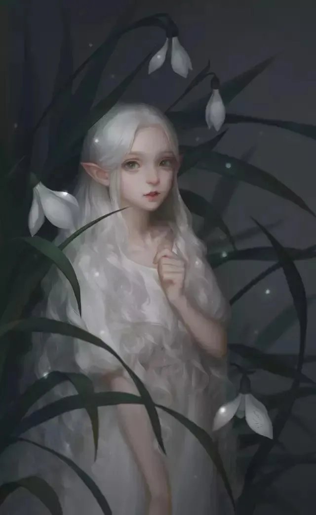 请问谁有现代手绘美女图片?