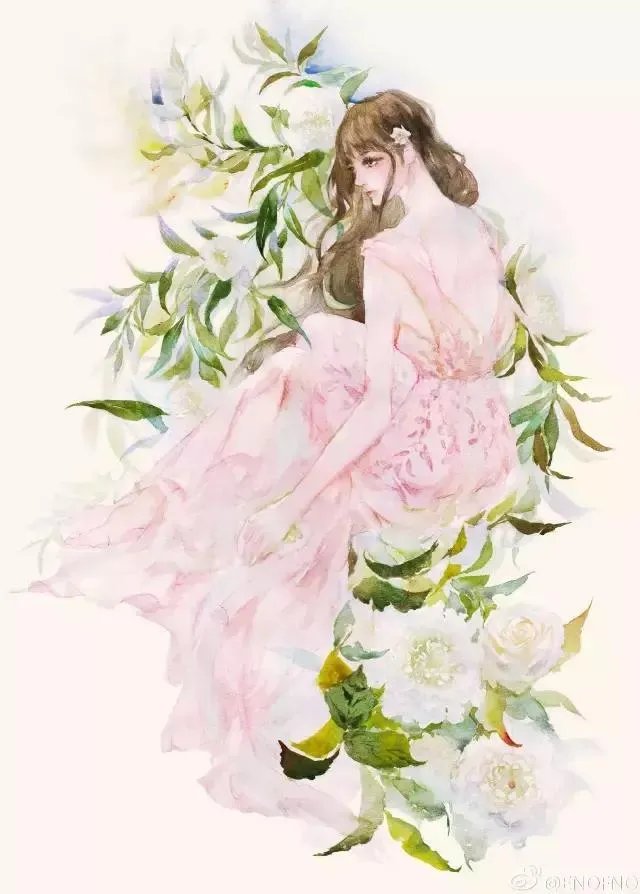 请问谁有现代手绘美女图片?