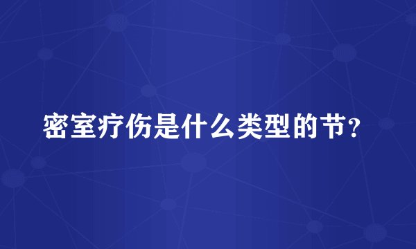 密室疗伤是什么类型的节？