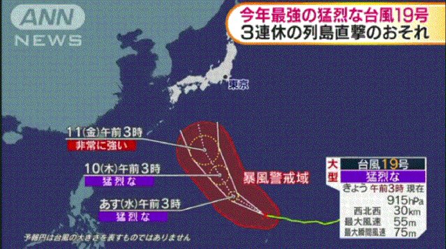 日本有史以来最强的台风是哪个？