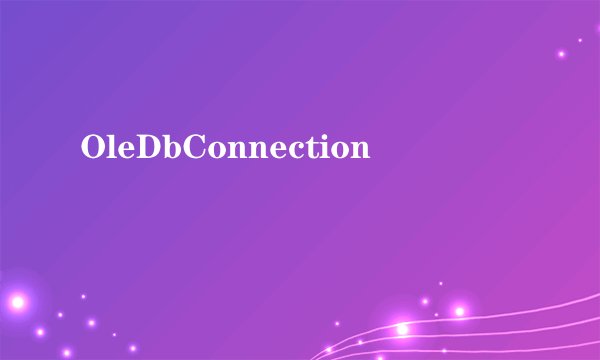 OleDbConnection