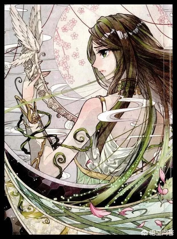请问谁有现代手绘美女图片?