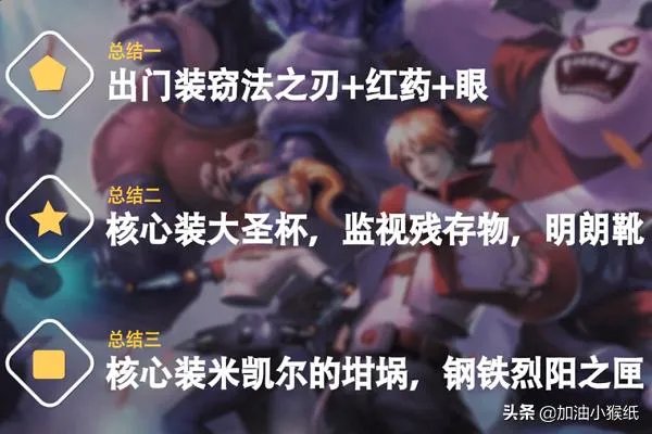 lol辅助琴女出装详细攻略?