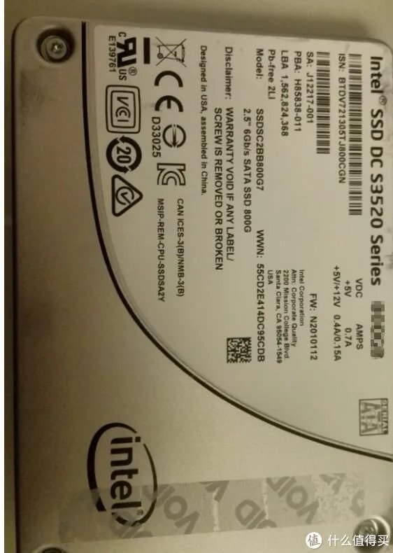 深水鱼捡漏intel s3520结果是个坑,退不退?