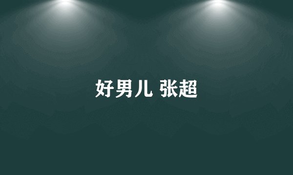 好男儿 张超