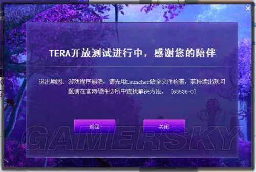 神谕之战(TERA) 卡loading、闪退、花屏等常见问题解决方案