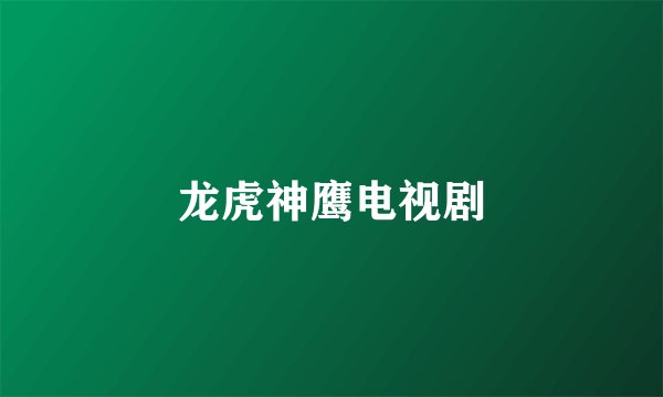 龙虎神鹰电视剧