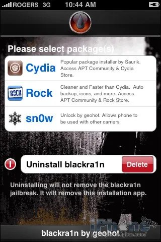 全系列越狱软件黑雨blackra1n RC3使用教程Mac版