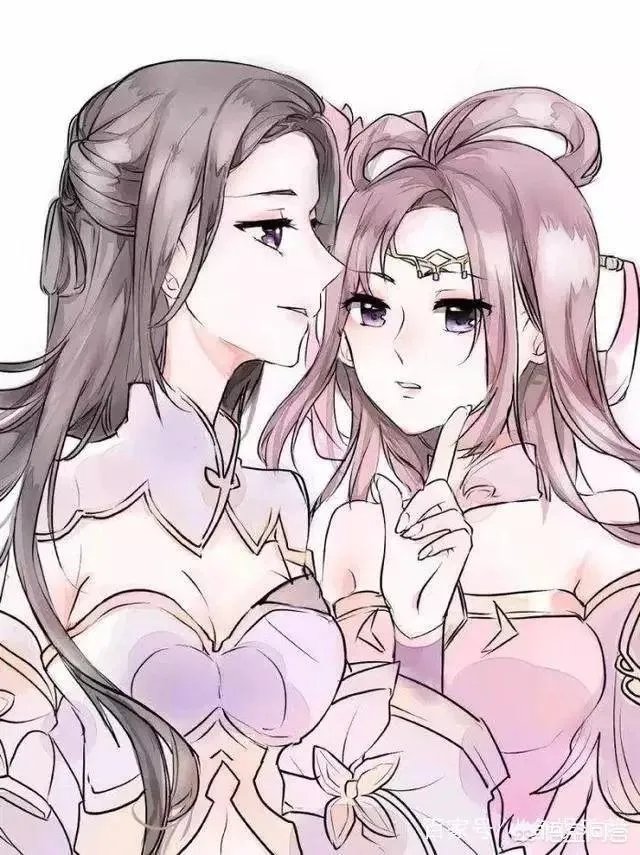 请问谁有现代手绘美女图片?
