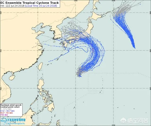 2018第12号台风云雀生成后，会影响哪里？