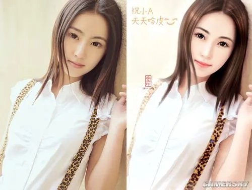 国人威武！中国版二次元 vs 三次元唯美对比图
