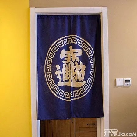 小小门帘方便好看 这样设计很个性