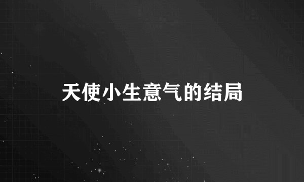 天使小生意气的结局