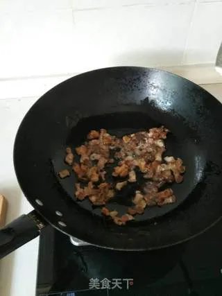 腊肉炒葱