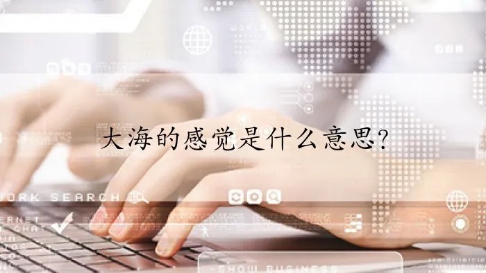 大海的感觉是什么意思？