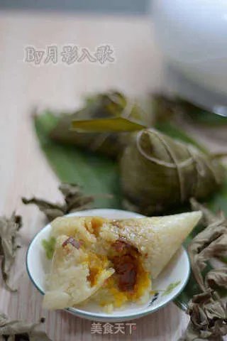 蛋黄肉粽----小吃主食两相宜的极品粽子