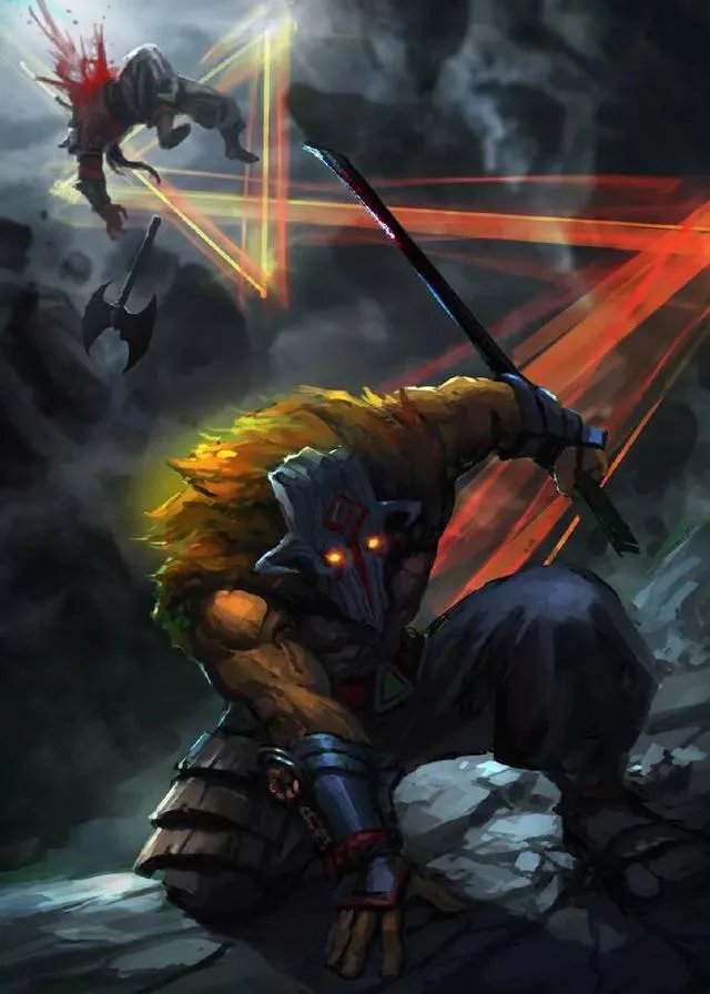DOTA里剑圣打骷髅王怎么打?