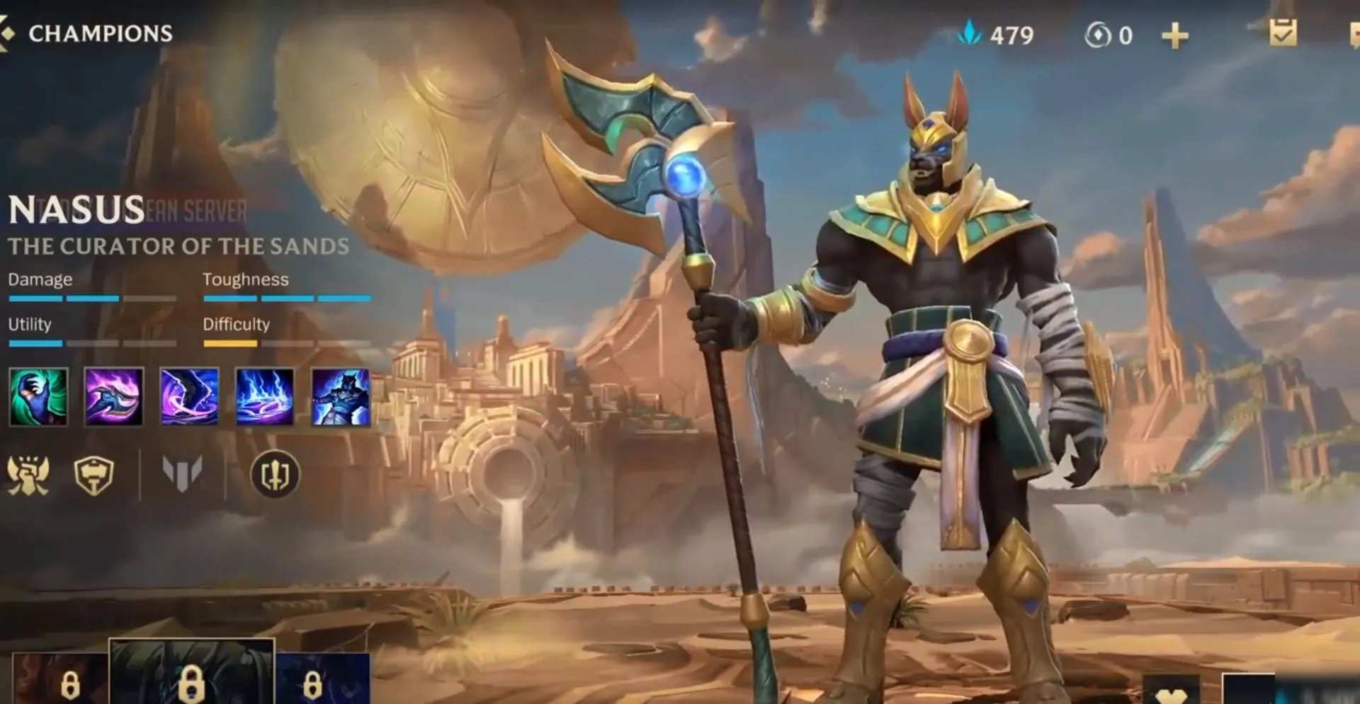 《lol手游》狗头皮肤一览 沙漠死神内瑟斯皮肤怎么样