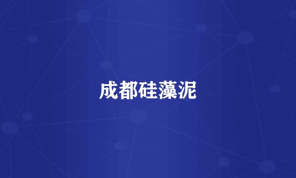 成都硅藻泥