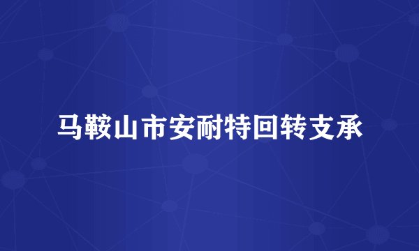 马鞍山市安耐特回转支承
