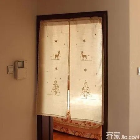 小小门帘方便好看 这样设计很个性