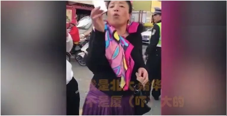 海口女司机醉驾拒检自称是北大的吗？